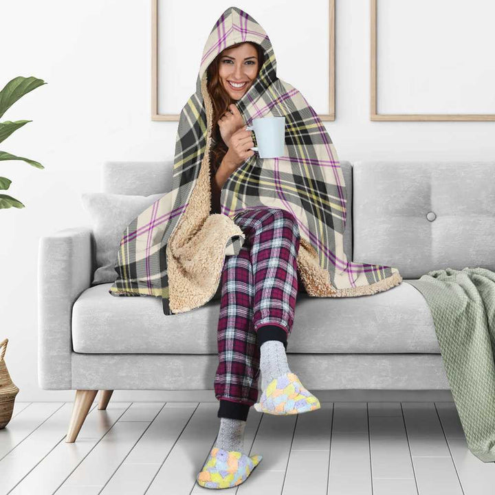 Scottish MacPherson Dress Ancient Clan Tartan Hooded Blanket Tartan Plaid 5