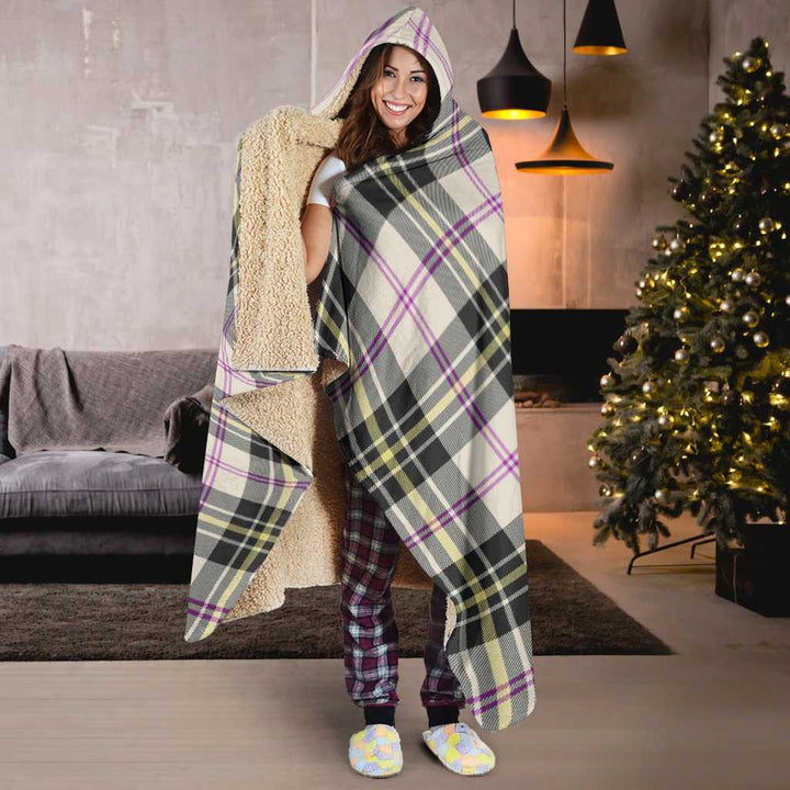 Scottish MacPherson Dress Ancient Clan Tartan Hooded Blanket Tartan Plaid 6