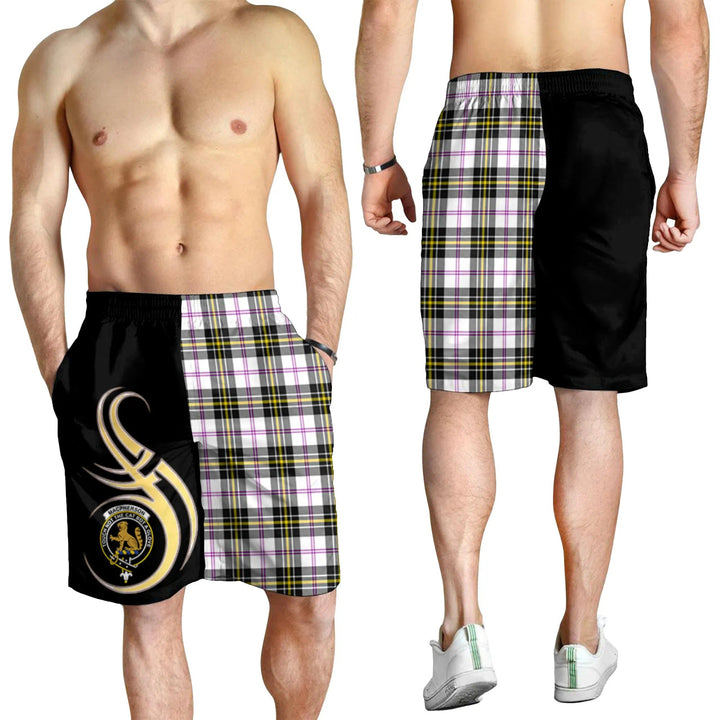 Scottish MacPherson Dress Modern Clan Crest Tartan Believe in Me Men's Shorts