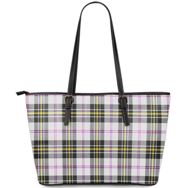 Scottish MacPherson Dress Modern Clan Tartan Leather Tote Tartan Plaid