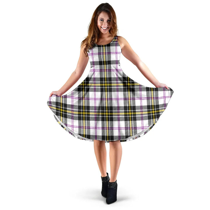 Scottish MacPherson Dress Modern Clan Tartan Women Midi Dress