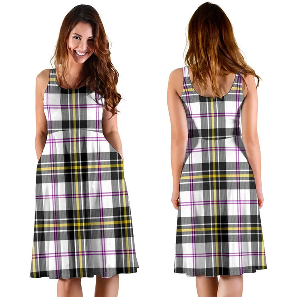 Scottish MacPherson Dress Modern Clan Tartan Women Midi Dress