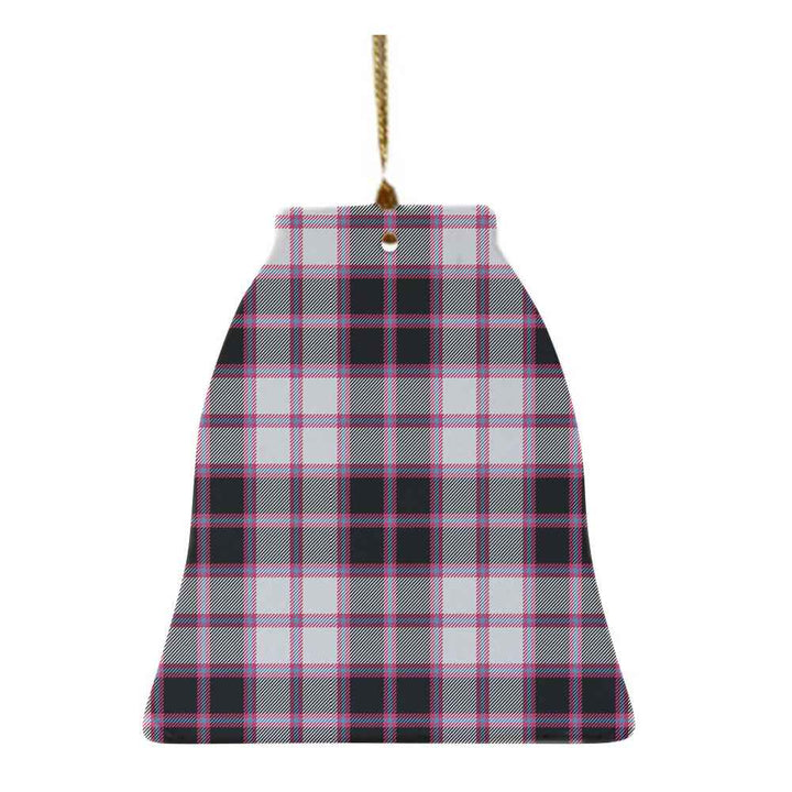 Scottish MacPherson Hunting Modern Clan Tartan Ceramic Ornament Bell Shape Tartan Plaid