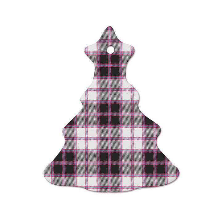 Scottish MacPherson Hunting Modern Clan Tartan Ceramic Ornament  Tree Shape Tartan Plaid