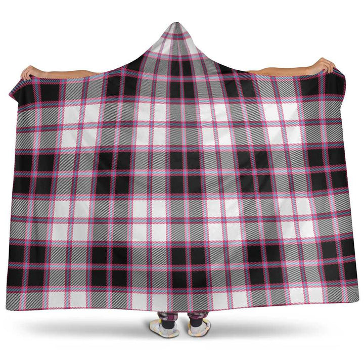 Scottish MacPherson Hunting Modern Clan Tartan Hooded Blanket Tartan Plaid 1