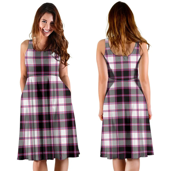 Scottish MacPherson Hunting Modern Clan Tartan Women Midi Dress