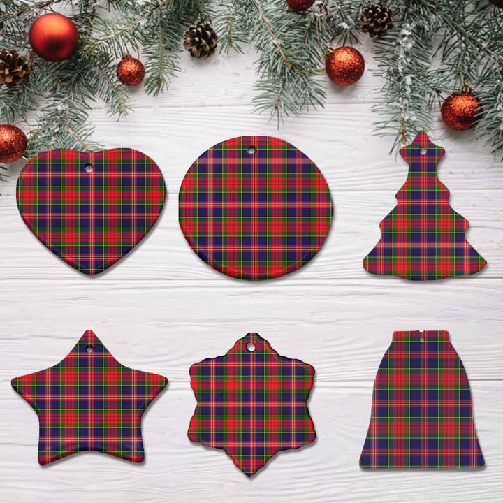 Scottish MacPherson Modern Clan Tartan Ceramic Ornament All Tartan Plaid