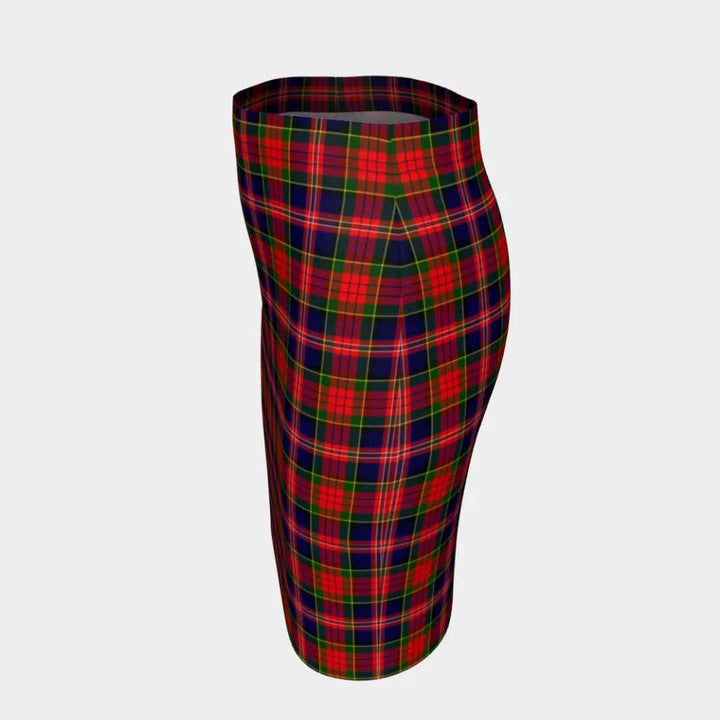 Scottish MacPherson Modern Clan Tartan Fitted Skirt Tartan Plaid 2