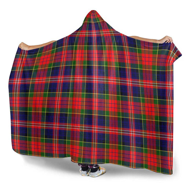 Scottish MacPherson Modern Clan Tartan Hooded Blanket Tartan Plaid 3