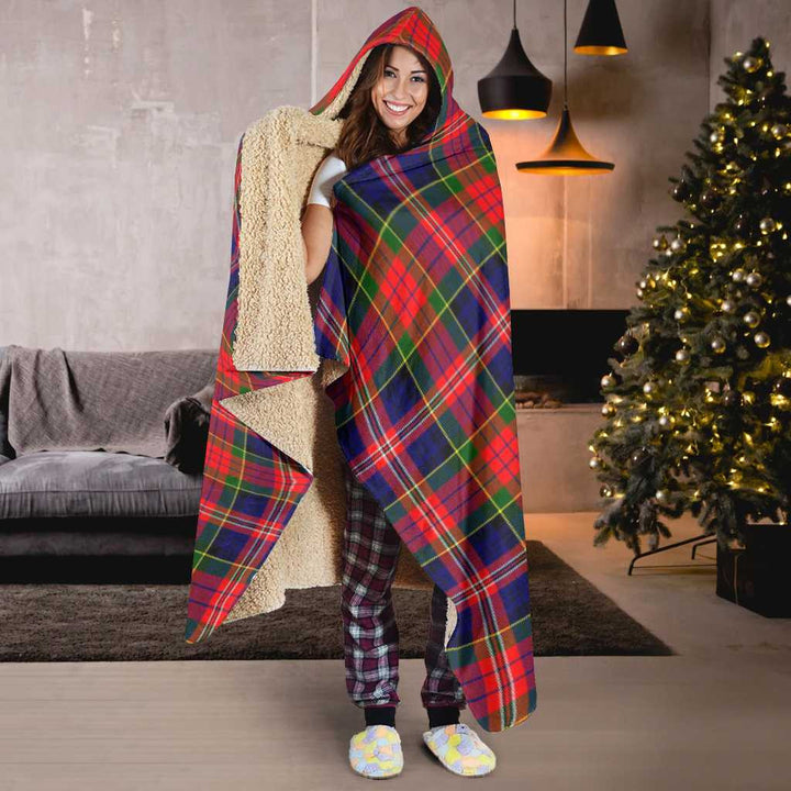 Scottish MacPherson Modern Clan Tartan Hooded Blanket Tartan Plaid 6