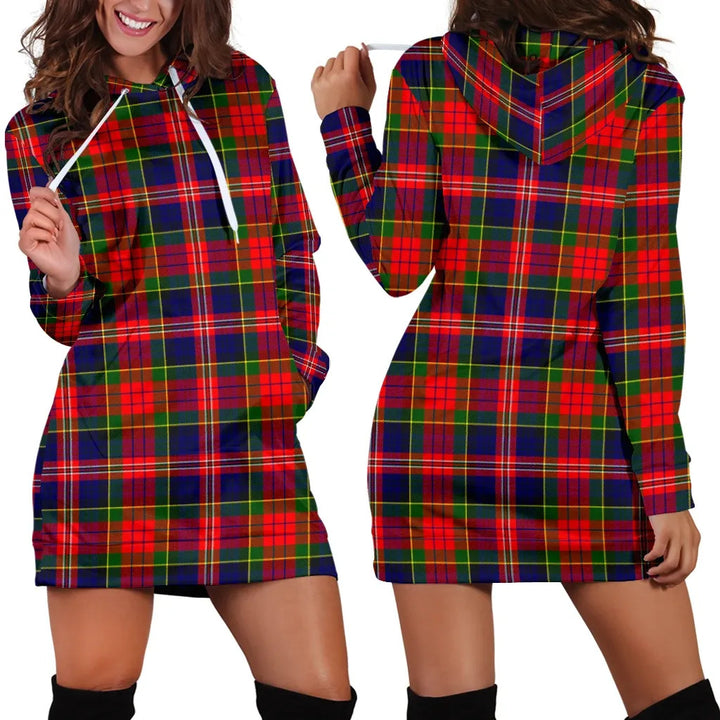 Scottish MacPherson Modern Clan Tartan Hoodie Dress