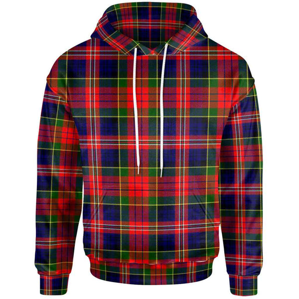 Scottish MacPherson Modern Clan Tartan Hoodie Front Side Tartan Plaid