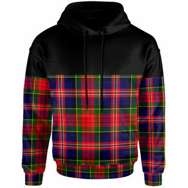 Scottish MacPherson Modern Clan Tartan Hoodie - Horizontal Style Front Side Tartan Plaid