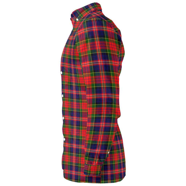 Scottish MacPherson Modern Clan Tartan Long Sleeve Shirt Tartan Plaid