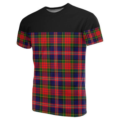 Scottish MacPherson Modern Clan Tartan T-Shirt Horizontal Style Front Side Tartan Plaid