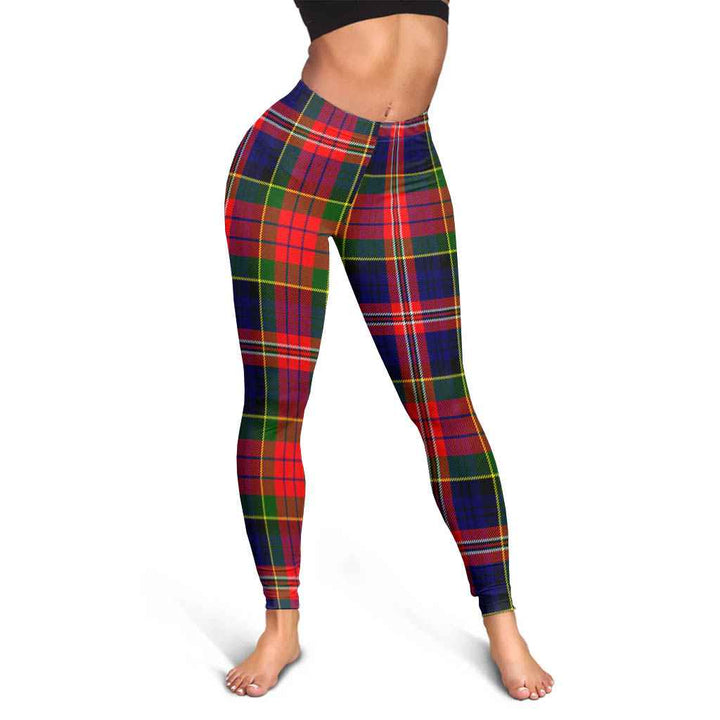 Scottish MacPherson Modern Clan Tartan Women Leggings Tartan Plaid 3
