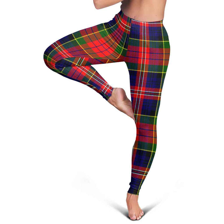 Scottish MacPherson Modern Clan Tartan Women Leggings Tartan Plaid 5