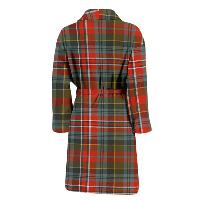 Scottish MacPherson Weathered Clan Tartan Bathrobe 1