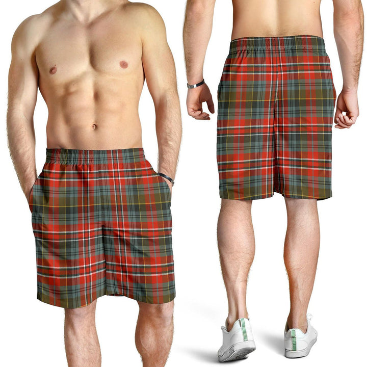 Scottish MacPherson Weathered Clan Tartan Men's Shorts