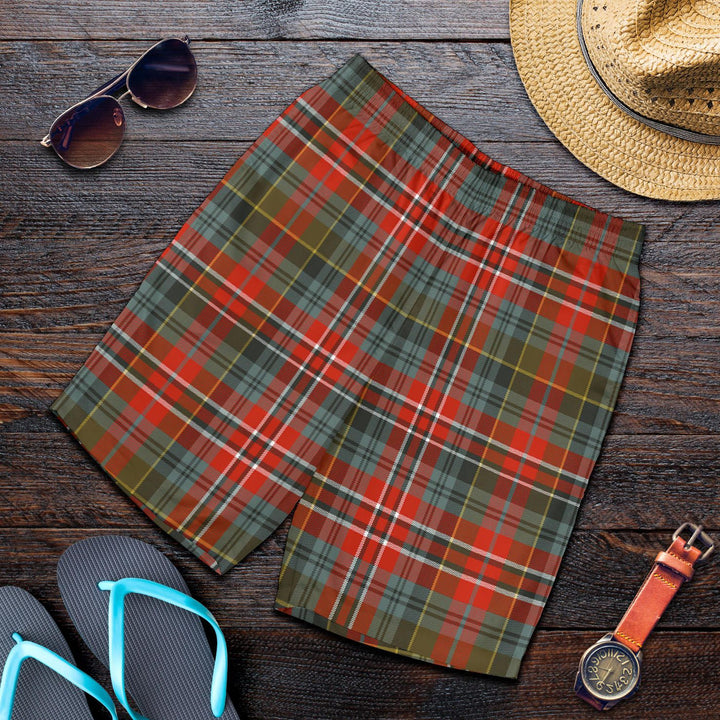 Scottish MacPherson Weathered Clan Tartan Men's Shorts