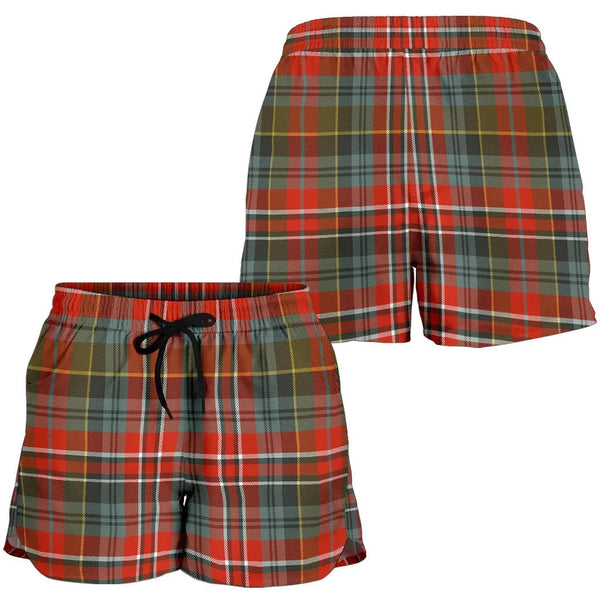 Scottish MacPherson Weathered Clan Tartan Women Shorts