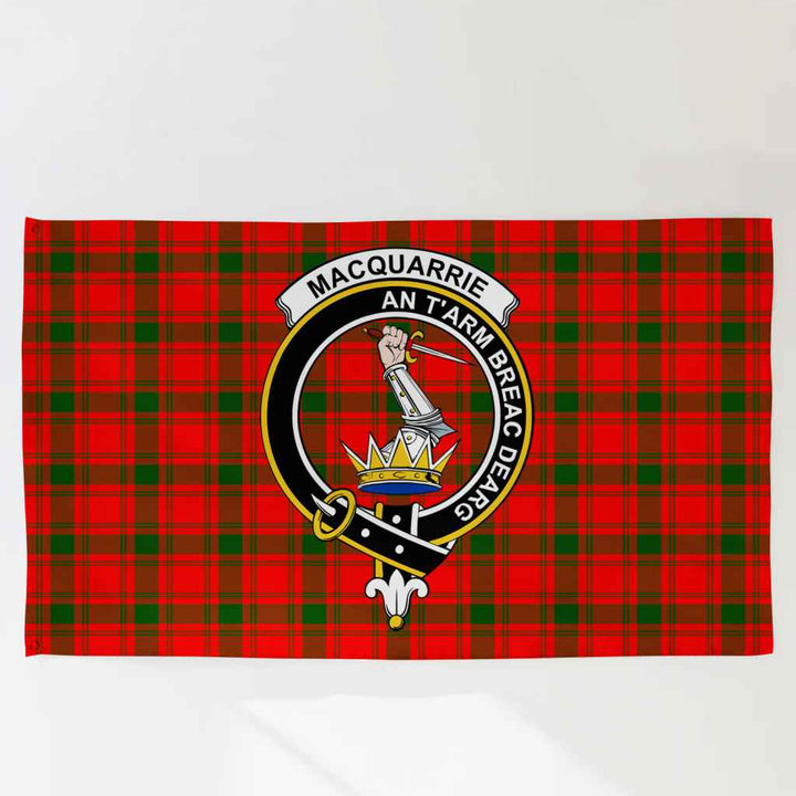Scottish MacQuarrie Clan Crest Tartan Flag Parade Tartan Plaid 3
