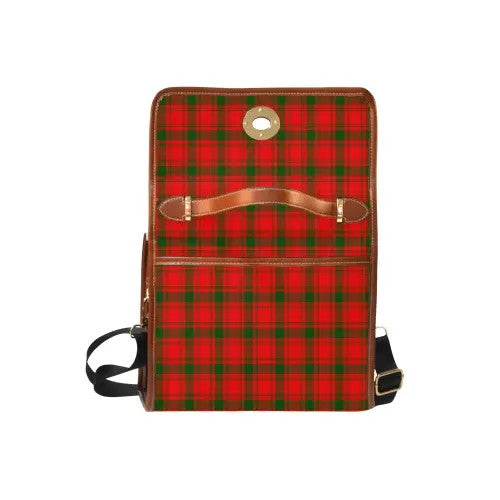 Scottish MacQuarrie Clan Crest Tartan Waterproof Canvas Bag Tartan Plaid 6