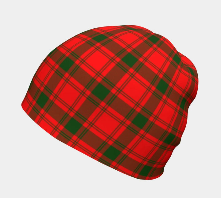 Scottish MacQuarrie Modern Clan Tartan Beanie 2 Tartan Plaid
