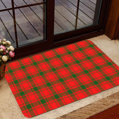 Scottish MacQuarrie Modern Clan Tartan Door Mat Tartan Plaid 1