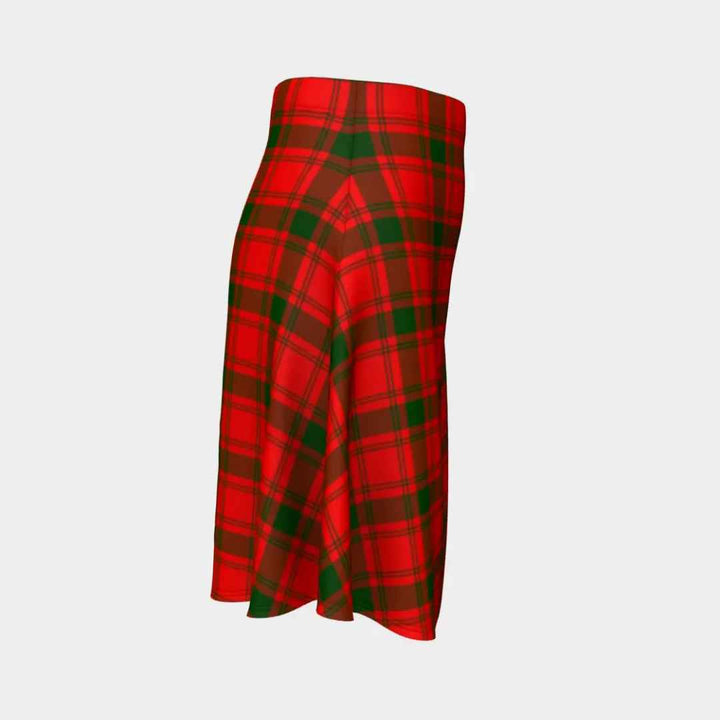 Scottish MacQuarrie Modern Clan Tartan Flare Skirt Tartan Plaid 3