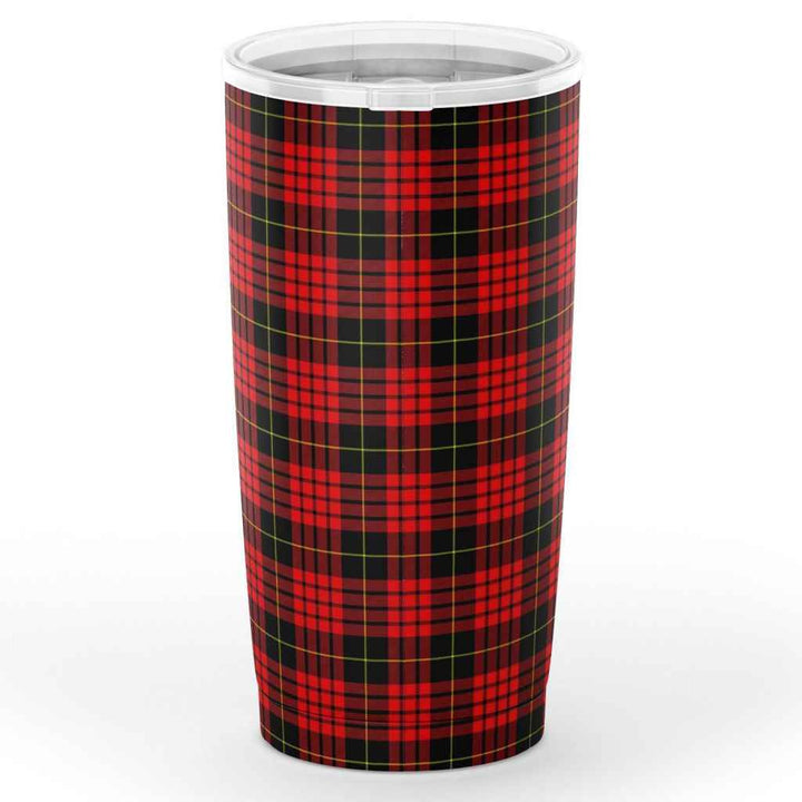 Scottish MacQueen Clan Crest Tartan Insulated Tumbler Tartan Plaid 2
