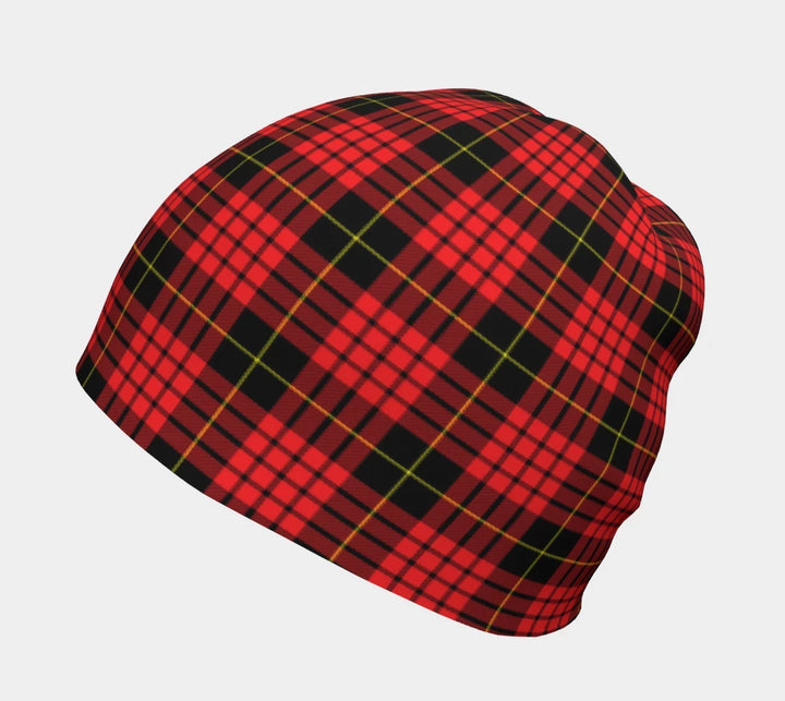 Scottish MacQueen Modern Clan Tartan Beanie 2 Tartan Plaid