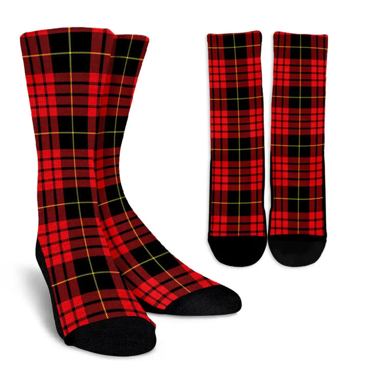 Scottish MacQueen Modern Clan Tartan Crew Socks