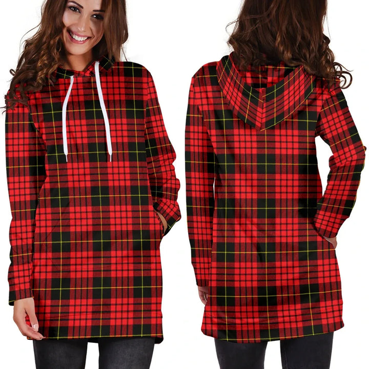 Scottish MacQueen Modern Clan Tartan Hoodie Dress