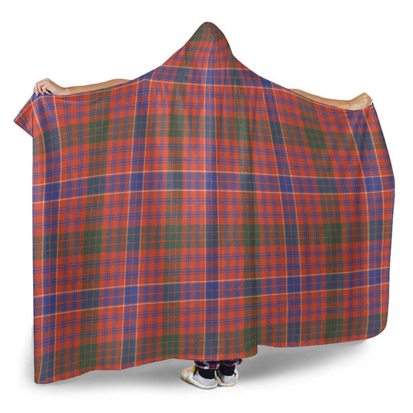 Scottish MacRae Ancient Clan Tartan Hooded Blanket Tartan Plaid 2