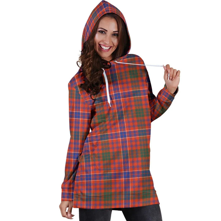 Scottish MacRae Ancient Clan Tartan Hoodie Dress