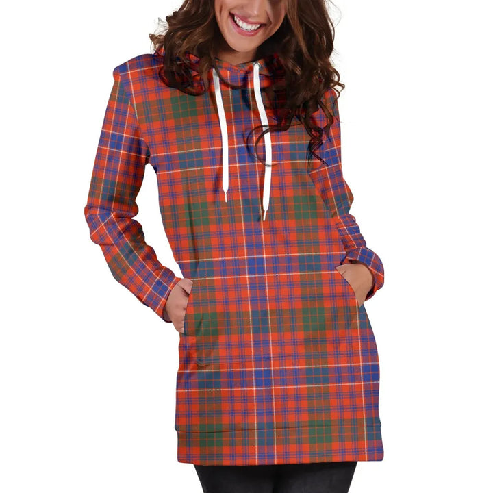 Scottish MacRae Ancient Clan Tartan Hoodie Dress