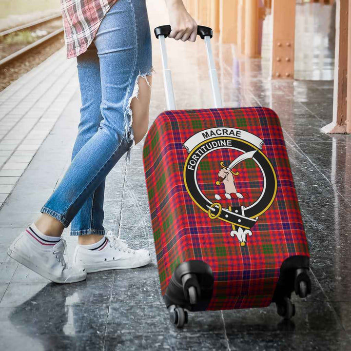 Scottish MacRae Clan Crest Tartan Luggage Cover Tartan Plaid 3