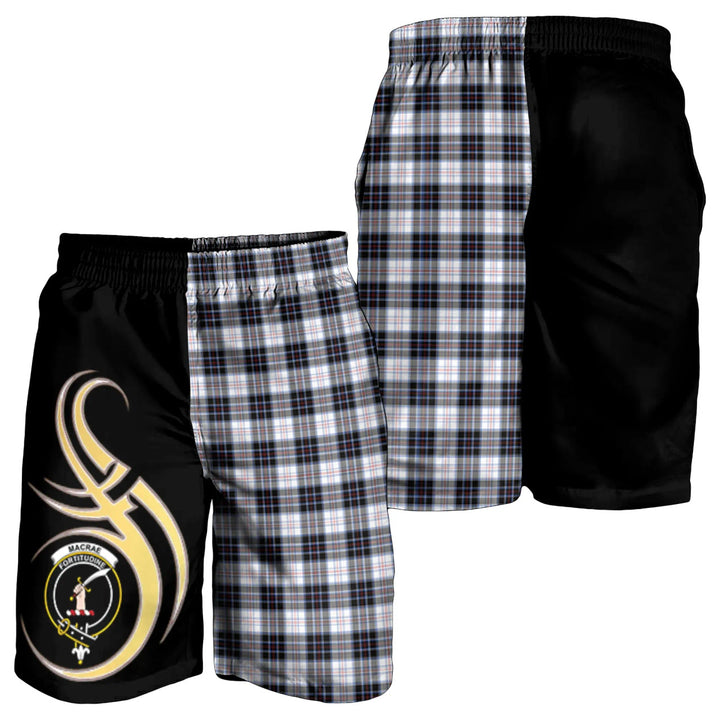 Scottish MacRae Dress Modern Clan Crest Tartan Believe in Me Men's Shorts