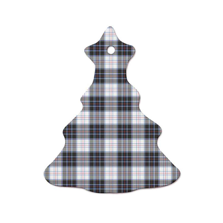 Scottish MacRae Dress Modern Clan Tartan Ceramic Ornament  Tree Shape Tartan Plaid