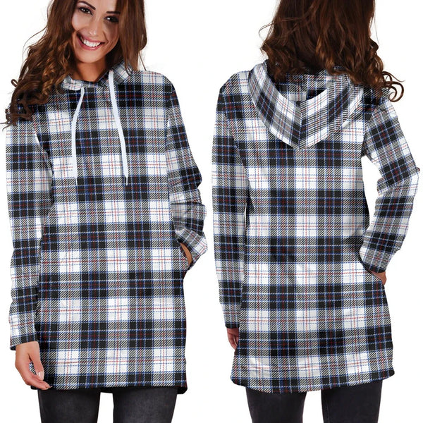 Scottish MacRae Dress Modern Clan Tartan Hoodie Dress