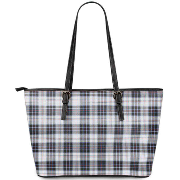 Scottish MacRae Dress Modern Clan Tartan Leather Tote Tartan Plaid