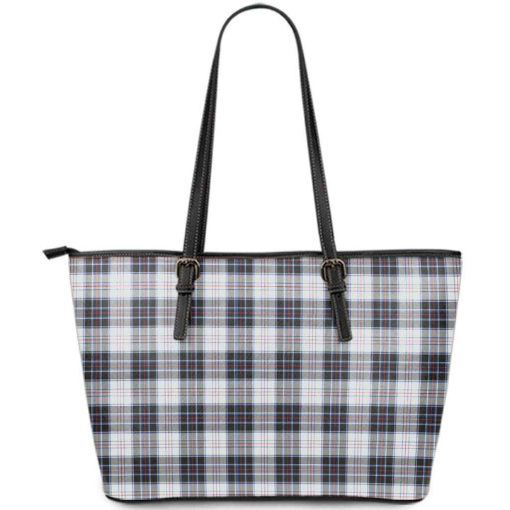 Scottish MacRae Dress Modern Clan Tartan Leather Tote Tartan Plaid
