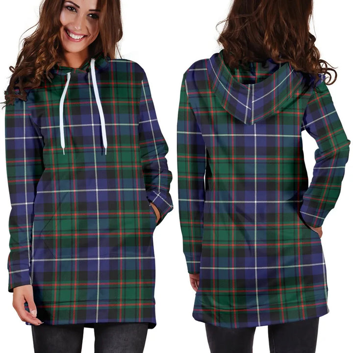 Scottish MacRae Hunting Modern Clan Tartan Hoodie Dress