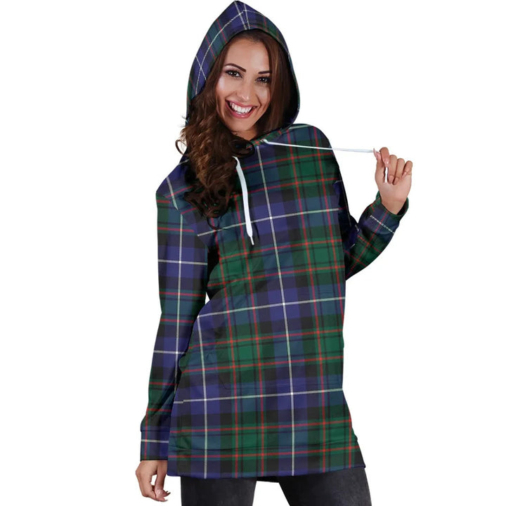Scottish MacRae Hunting Modern Clan Tartan Hoodie Dress