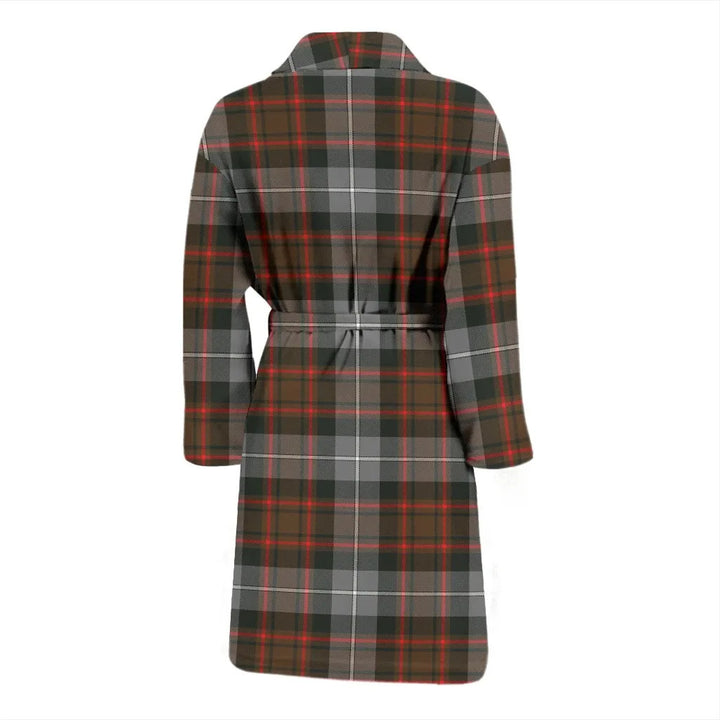 Scottish MacRae Hunting Weathered Clan Tartan Bathrobe 2
