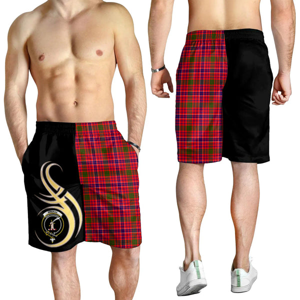 Scottish MacRae Modern Clan Crest Tartan Believe in Me Men's Shorts