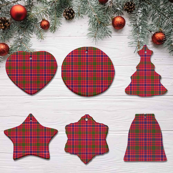 Scottish MacRae Modern Clan Tartan Ceramic Ornament All Tartan Plaid