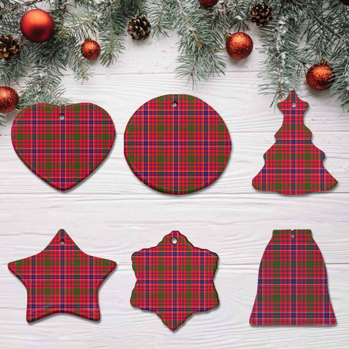 Scottish MacRae Modern Clan Tartan Ceramic Ornament All Tartan Plaid