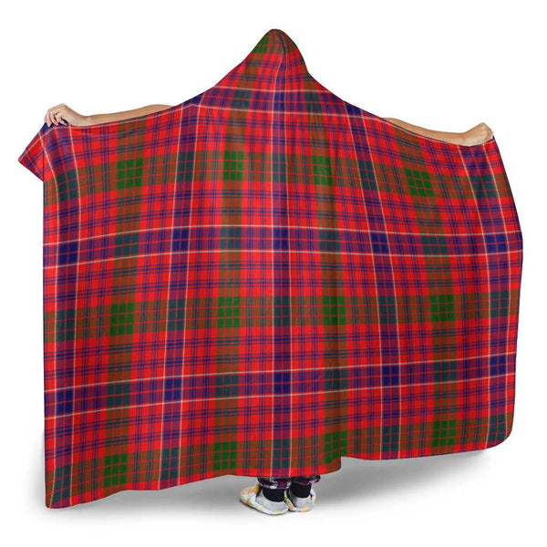 Scottish MacRae Modern Clan Tartan Hooded Blanket Tartan Plaid 2
